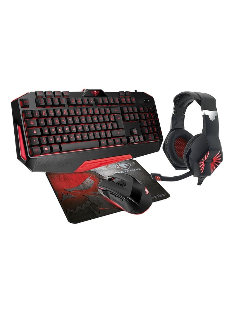 Pack Spirit Of Gamer Multicolore - Kiabi