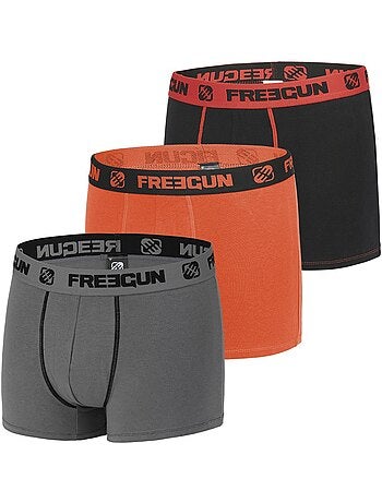 Pack Suprise de 3 Boxers coton garçon Freegun