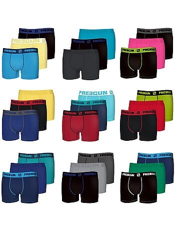 Pack Suprise de 3 Boxers coton gar?on Freegun