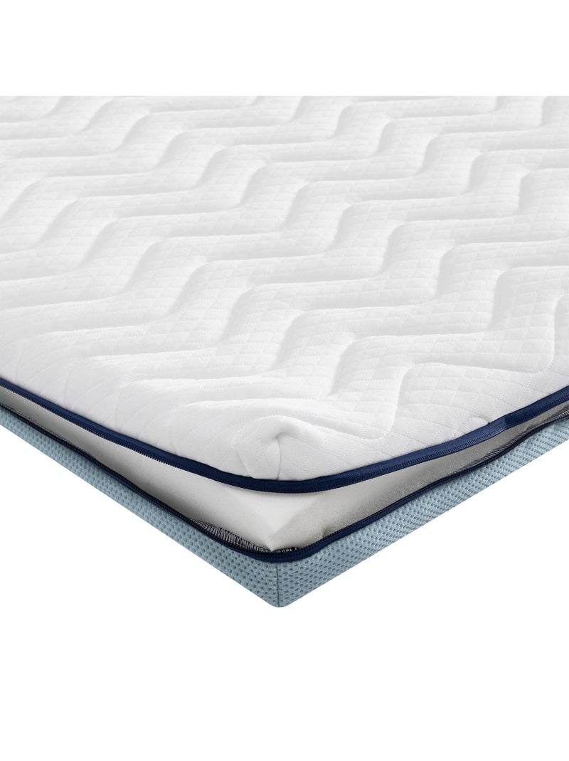 Pack surmatelas mémoire de forme Songe et oreiller Blanc - Kiabi