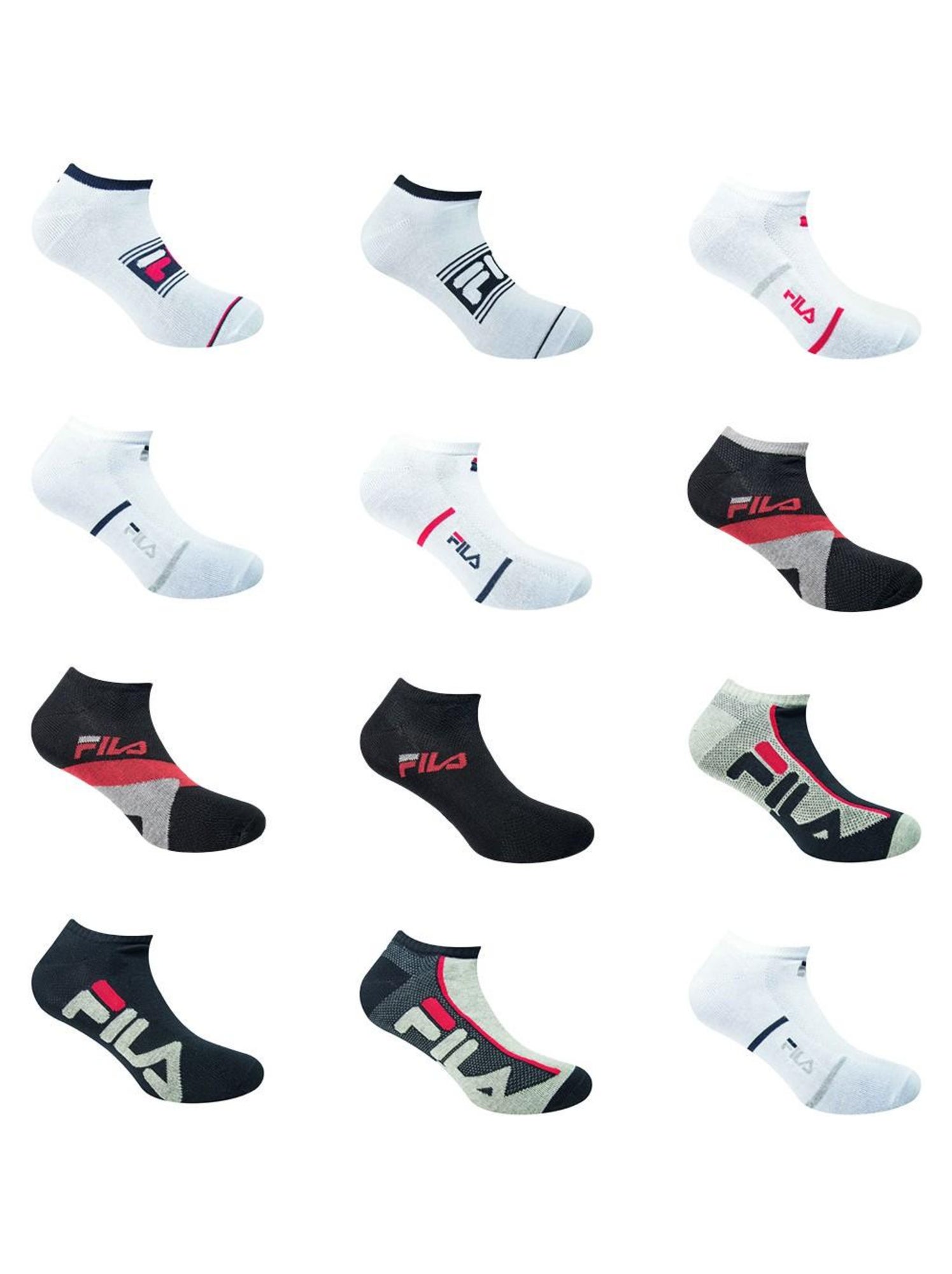 Pack Surprise de 12 Paires de chaussettes homme Fila