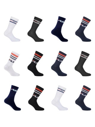 Pack Surprise de 12 Paires de chaussettes tennis Homme Fila