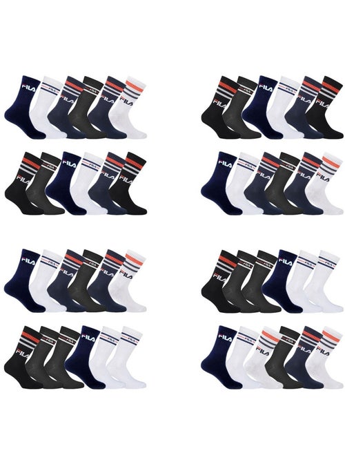 Pack Surprise de 12 Paires de chaussettes tennis Homme Fila - Kiabi