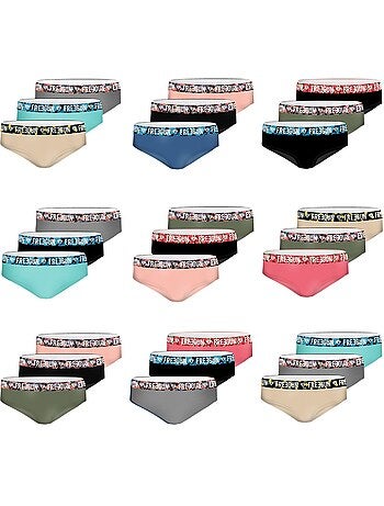 Pack Surprise de 3 Boxers coton femme Freegun