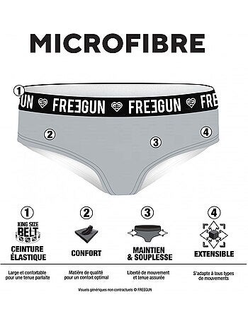 Pack Surprise de 3 Boxers microfibre fille Freegun