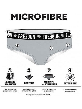 Pack Surprise de 3 Boxers microfibre fille Freegun