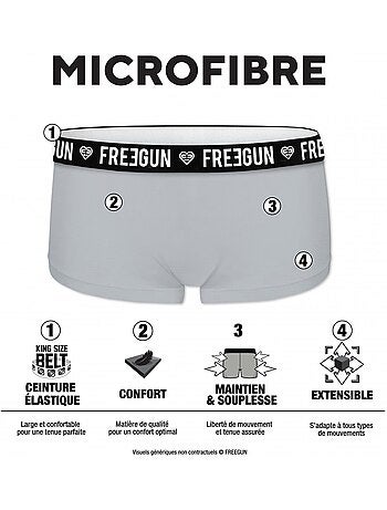 Pack Surprise de 3 Shortys microfibre fille Freegun