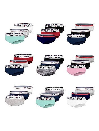 Pack Surprise de 3 Slips coton femme Fila