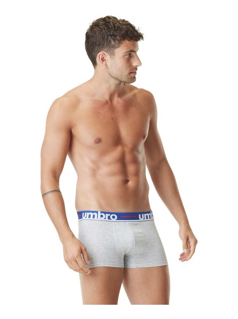 Pack Surprise de 5 Boxers homme 100% Coton Umbro Bleu - Kiabi