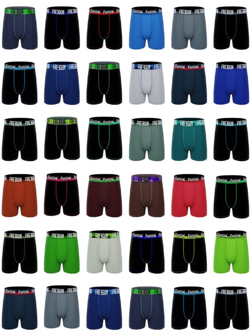 Pack Surprise de 5 Boxers homme en coton Freegun - Kiabi