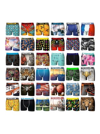 Pack Surprise de 5 Boxers microfibre homme Freegun
