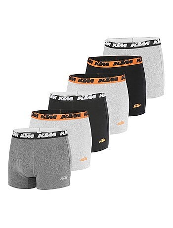 Pack surprise de 6 boxers coton homme Ktm