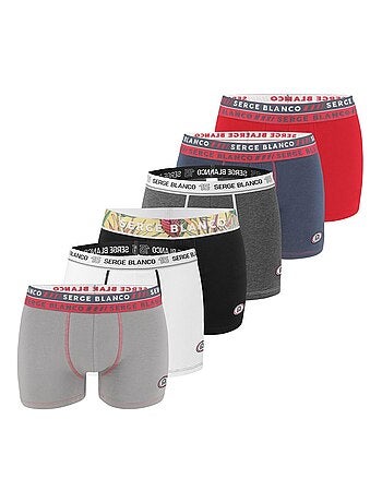 Ktm Pack surprise de 6 boxers coton homme Noir - Sous-vêtements