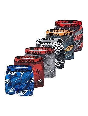 Pack Surprise de 6 Boxers microfibre homme Umbro
