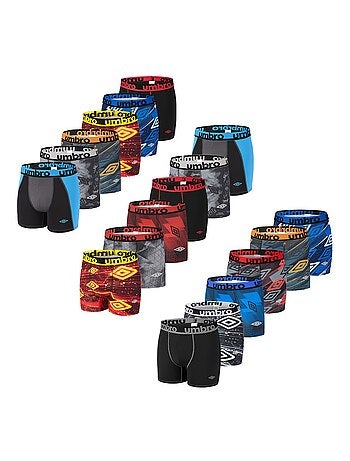 Pack Surprise de 6 Boxers microfibre homme Umbro