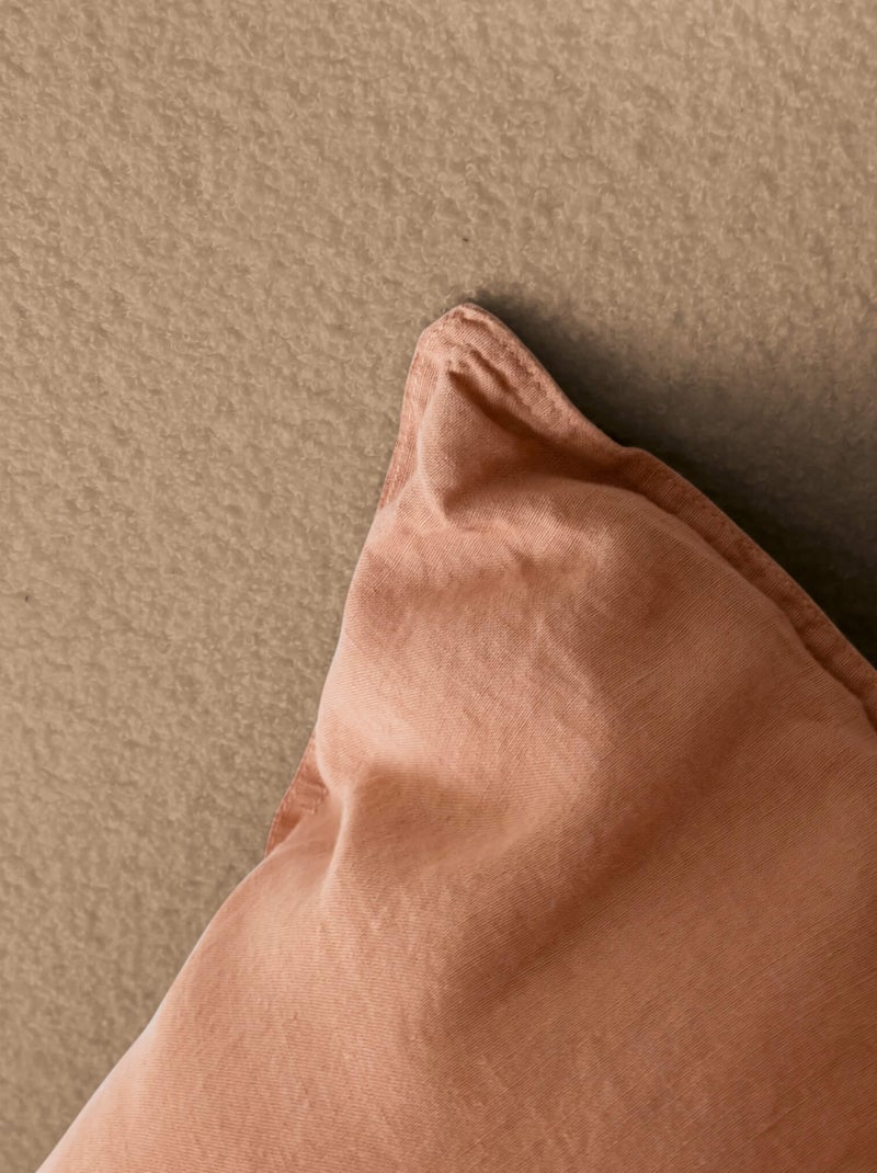 Pack tête de lit 160 cm et cache-sommier bouclette 160x200 cm beige Beige - Kiabi