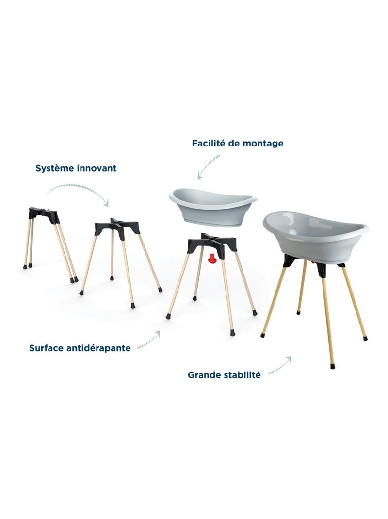 PACK TRANSAT VASCO 5 gris charme Gris - Kiabi