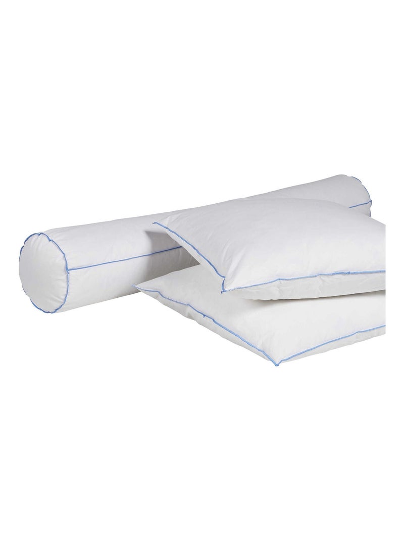 Pack traversin oreiller moelleux/ferme duvet Blanc - Kiabi
