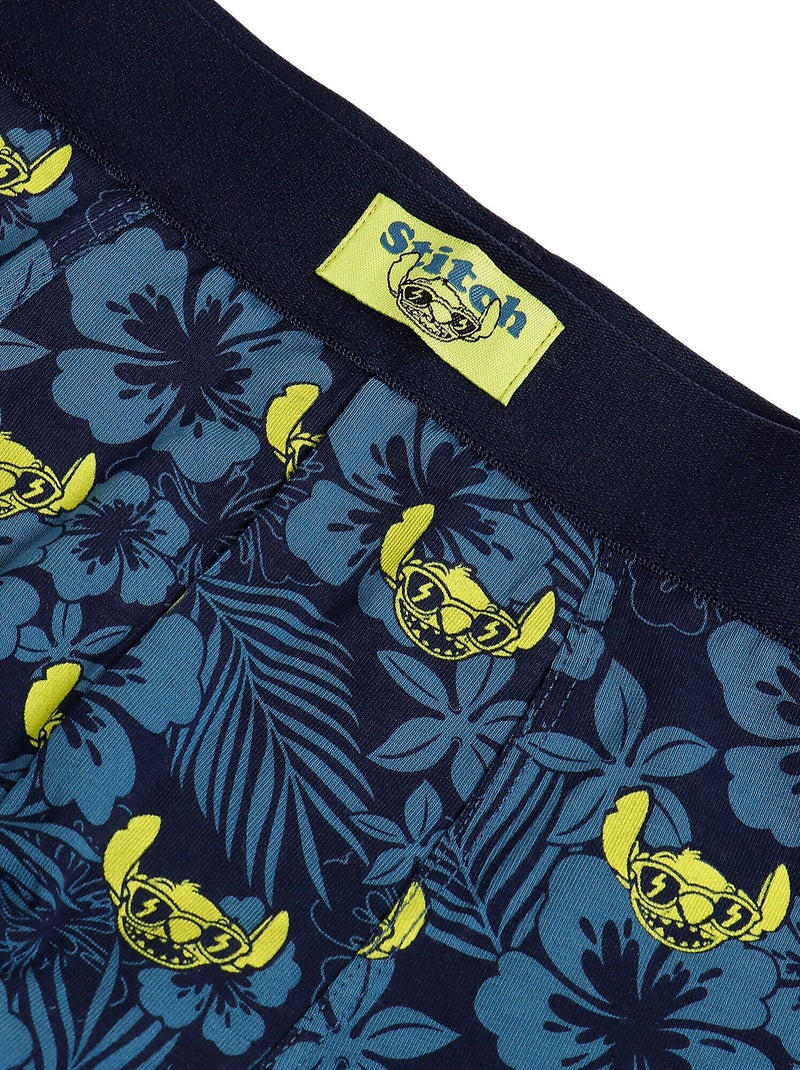 Pack x2 boxers Lilo Et Stitch Disney Bleu - Kiabi
