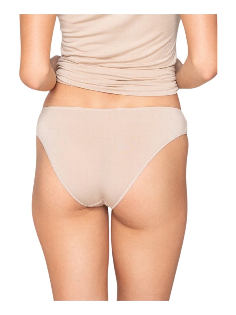 Pack x2 brésiliens MICRO TOUCH COMFORT Beige - Kiabi