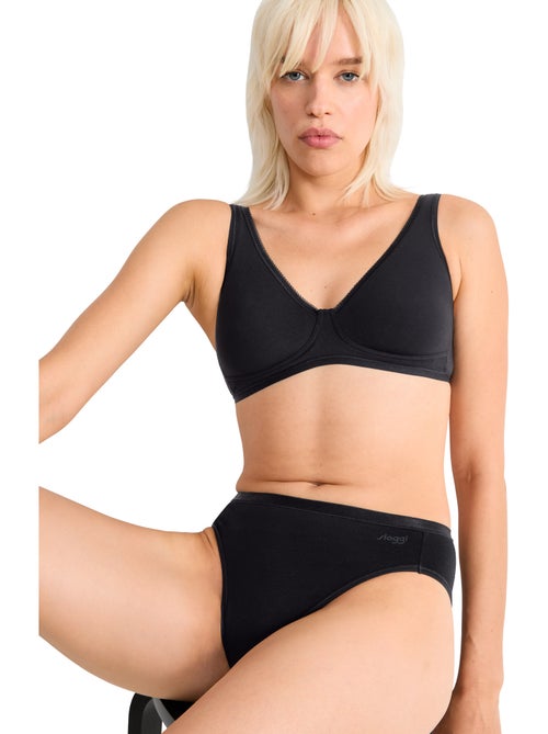 Pack x3 culottes slips taï go daily cotton - Kiabi