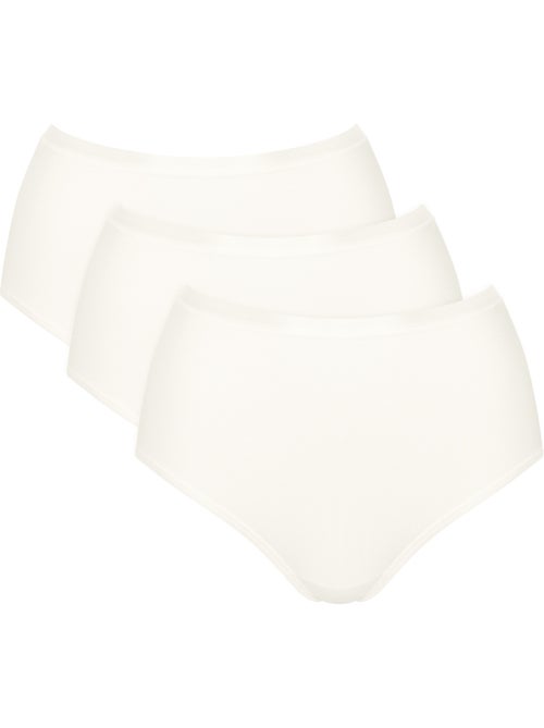 Pack x3 culottes taille haute go daily cotton - Kiabi