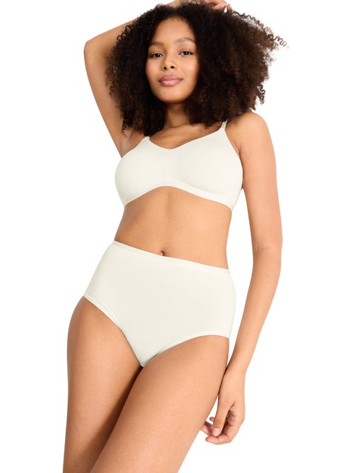 Pack x3 culottes taille haute go daily cotton - Kiabi