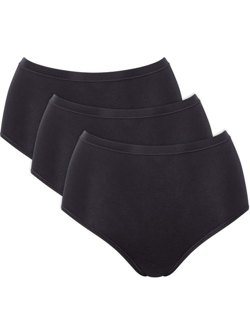 Pack x3 culottes taille haute go daily cotton - Kiabi