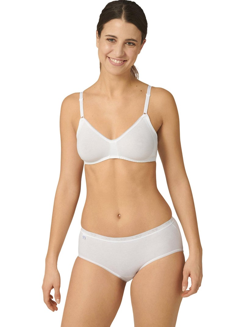 Pack x4 culottes BASIC PLUS Blanc - Kiabi