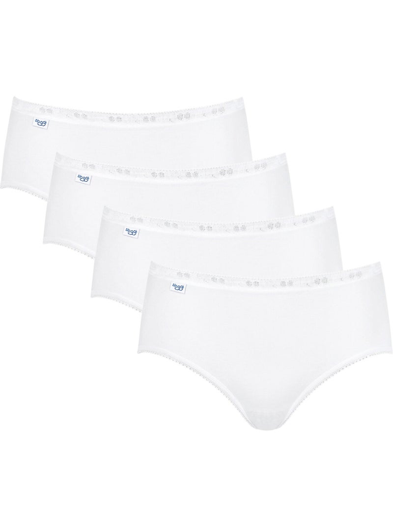 Pack x4 culottes BASIC PLUS Blanc - Kiabi