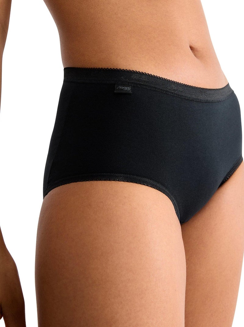 Pack x4 culottes BASIC PLUS Noir - Kiabi