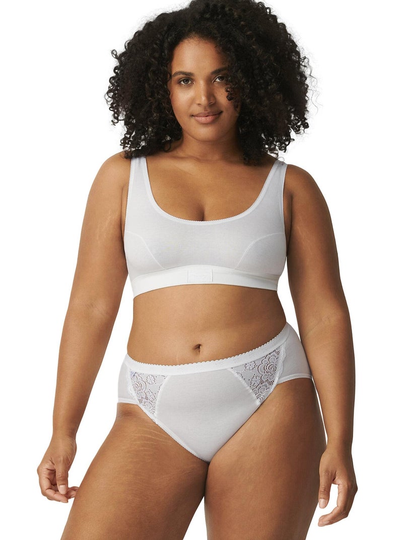 Pack x4 culottes CHIC Midi Blanc - Kiabi