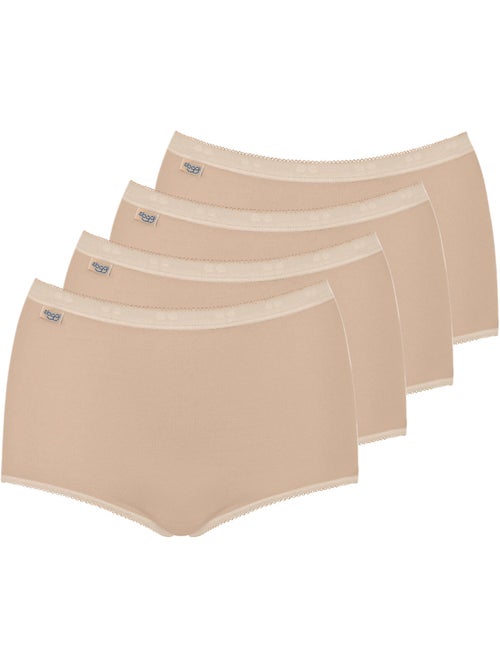 Pack x4 culottes taille haute basic plus - Kiabi Pack x4 culottes taille haute basic plus - Kiabi