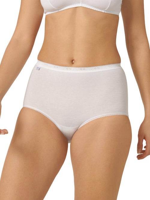 Pack x4 culottes taille haute BASIC PLUS - Kiabi
