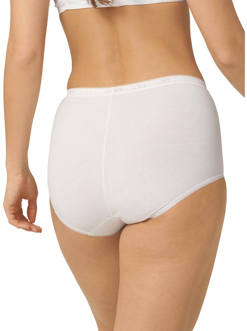 Pack x4 culottes taille haute BASIC PLUS - Kiabi