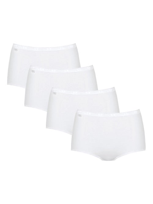 Pack x4 culottes taille haute BASIC PLUS - Kiabi