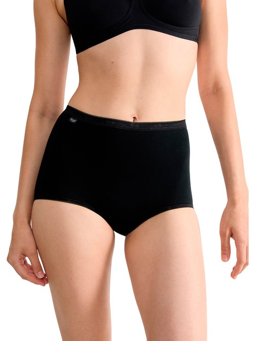 Pack x4 culottes taille haute BASIC PLUS - Kiabi