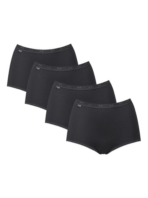 Pack x4 culottes taille haute BASIC PLUS - Kiabi