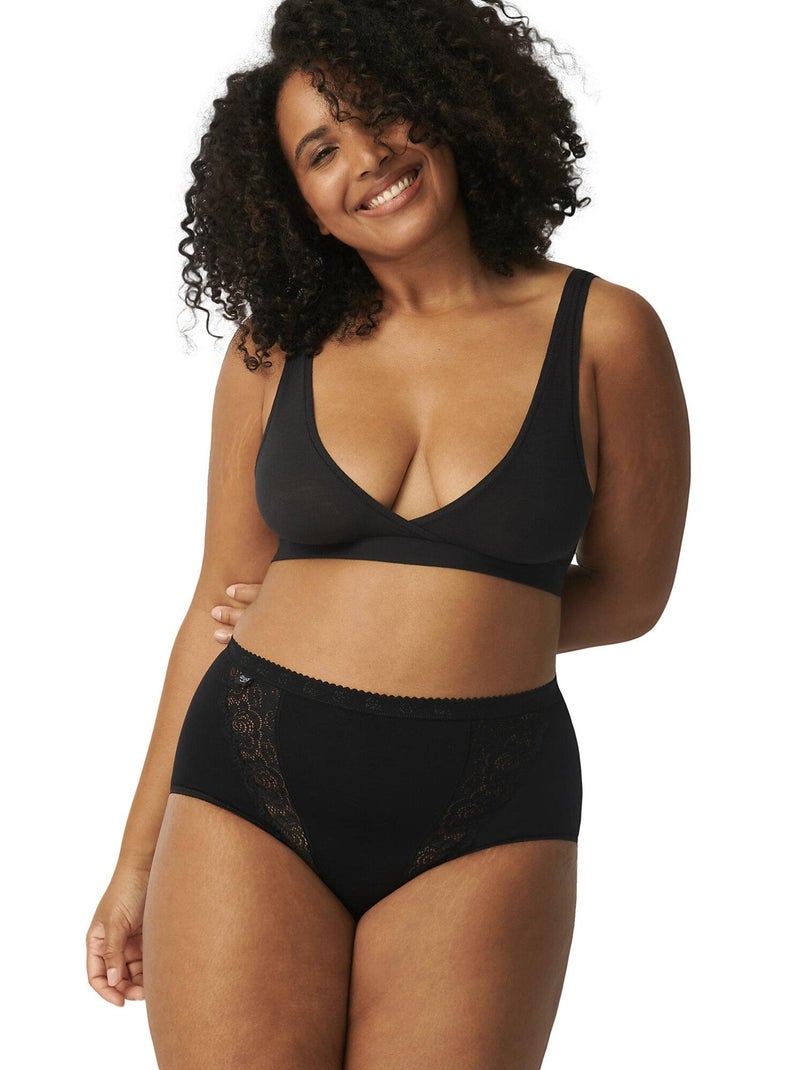 Pack x4 culottes taille haute CHIC Noir - Kiabi