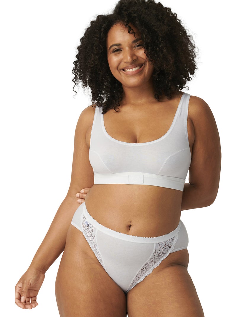 Pack x4 slips taï CHIC Blanc - Kiabi