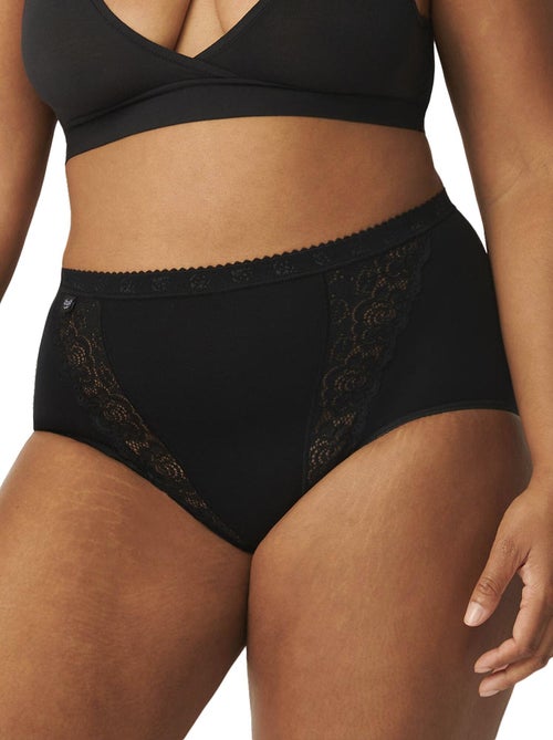 Pack x4 slips taille haute CHIC - Kiabi