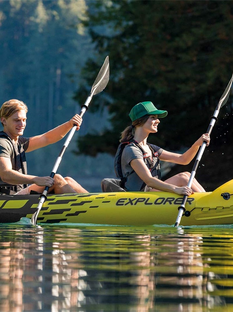 Pagaie de kayak en aluminium noir 218cm Noir - Kiabi