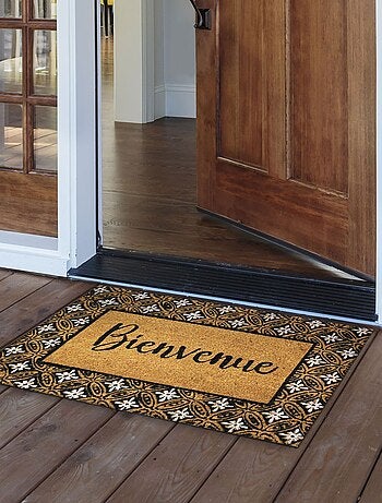 Paillason en fibre de coco Bienvenue