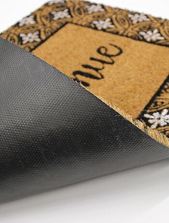 Paillason en fibre de coco Bienvenue