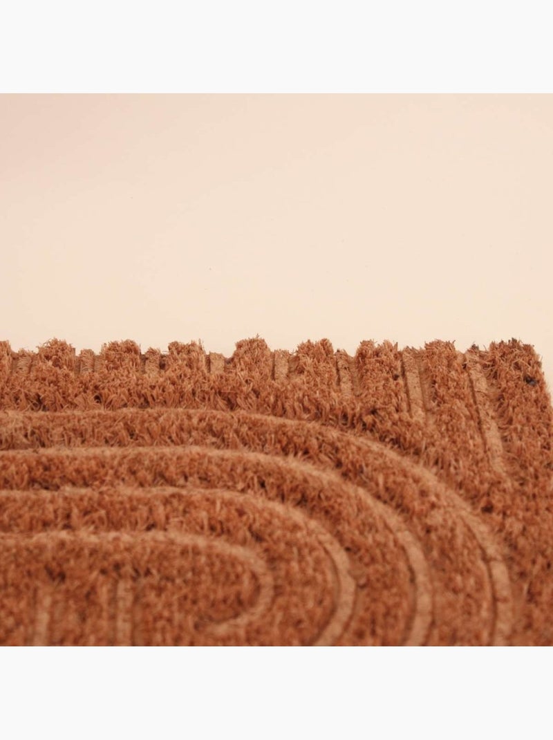 Paillasson 40x60cm motifs arches Marron - Kiabi