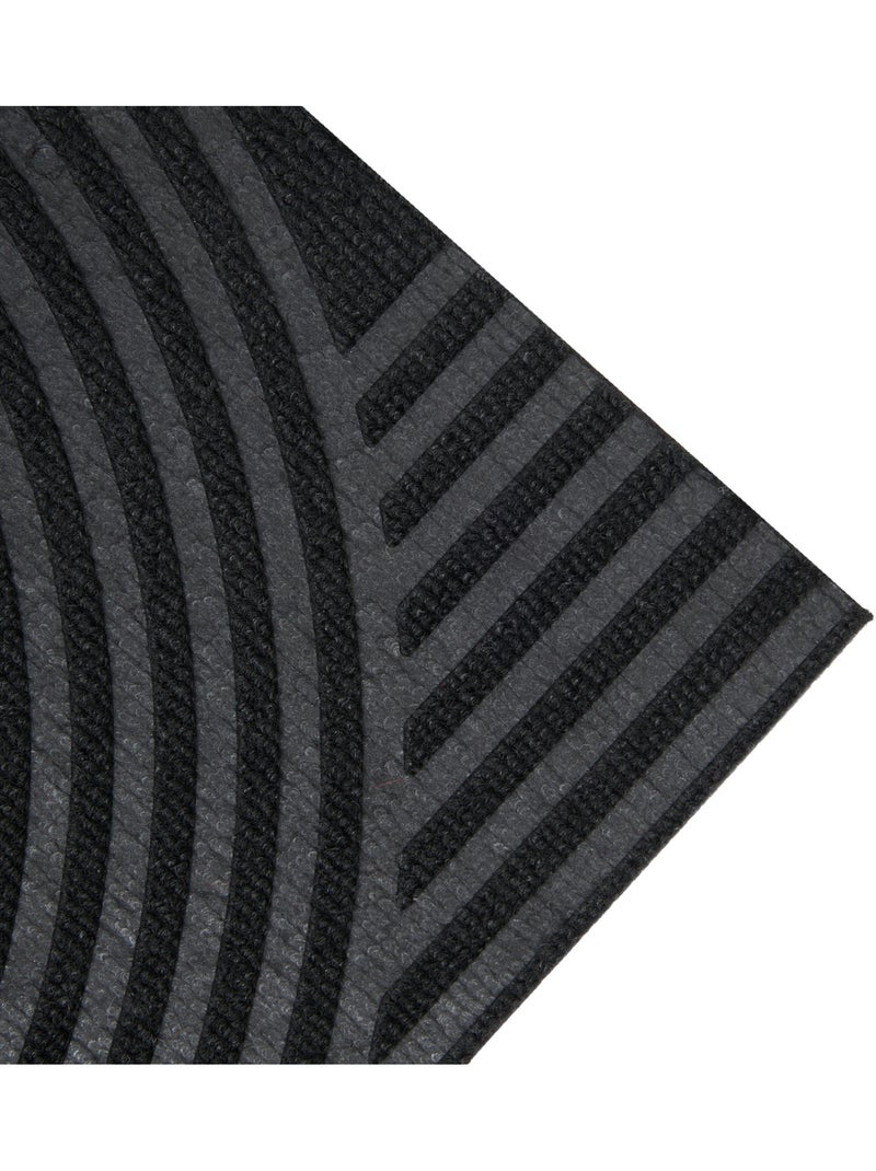 Paillasson 60 x 90 cm Gris clair - Kiabi