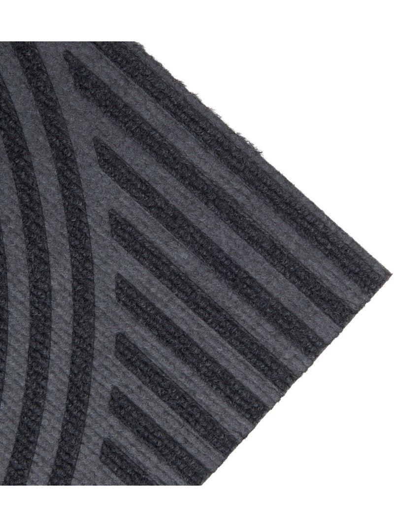 Paillasson 60 x 90 cm Gris clair - Kiabi