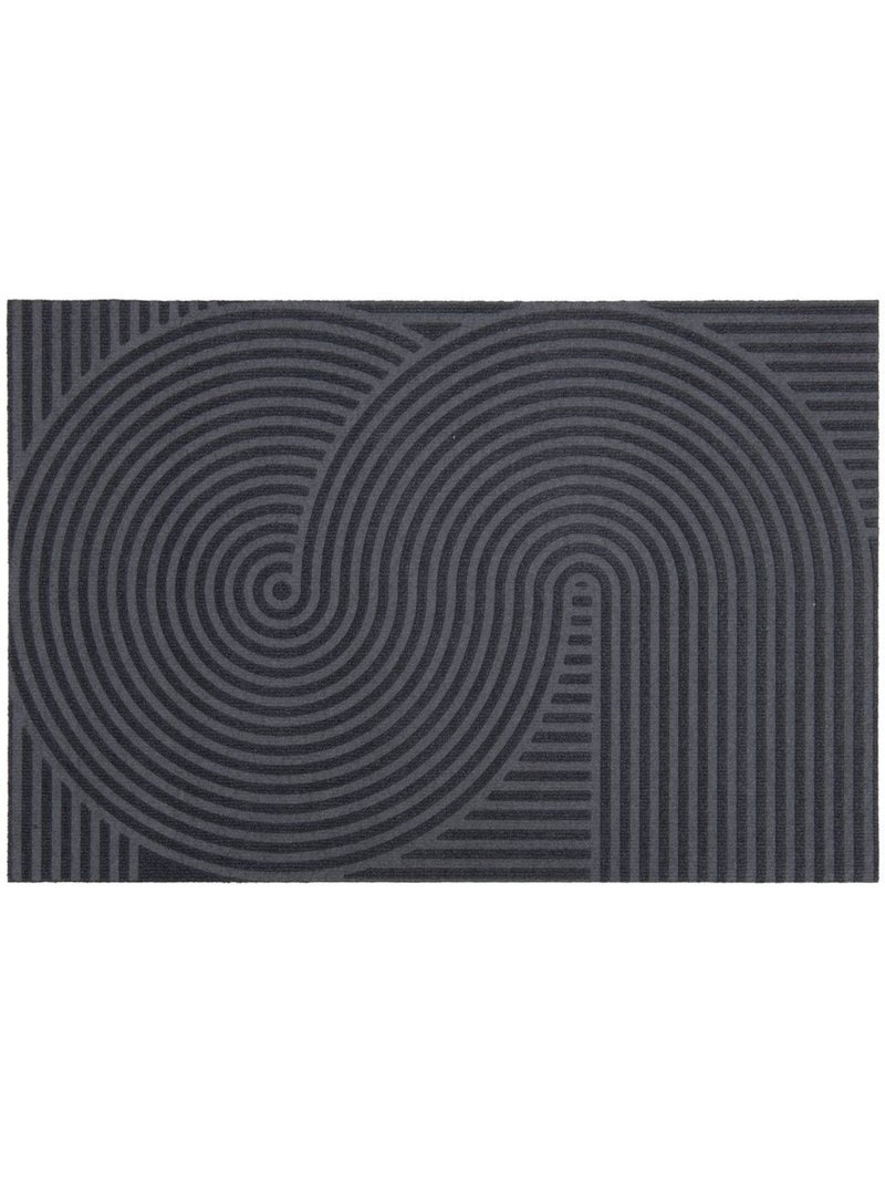 Paillasson 60 x 90 cm Noir - Kiabi