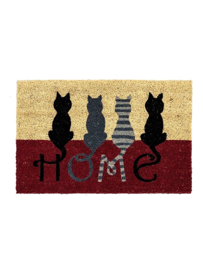 Paillasson cats home Marron - Kiabi