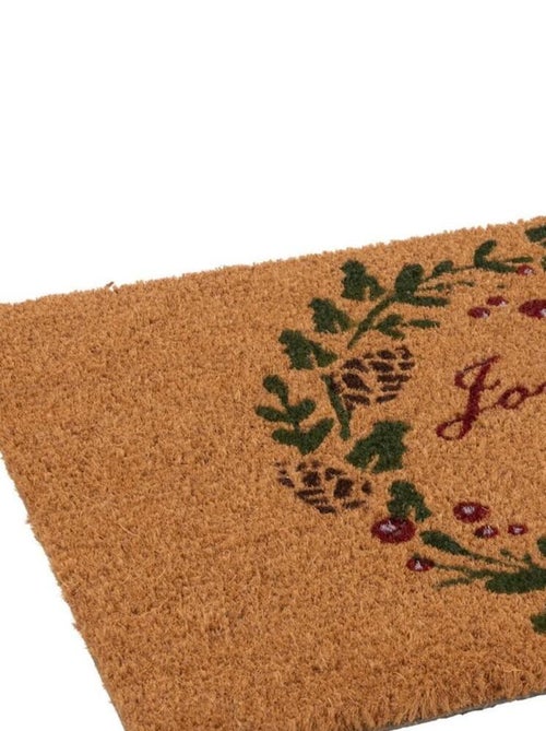 Paillasson Coco 40x60 cm Joyeuses fêtes - Kiabi